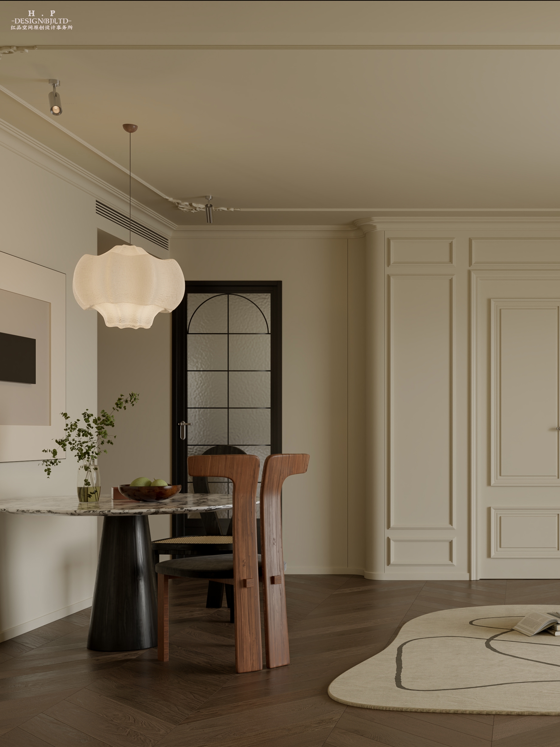 H·原创新作〡小家有大爱，85㎡优雅法式风（图ZMTQ2NTExOTI=） - 观点 - 站酷设计师北京知未设计原创素材 - 站酷ZCOOL