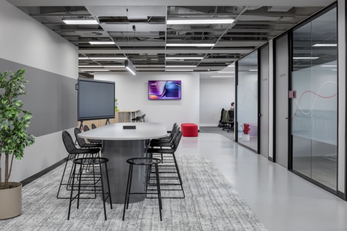 公司办公室装修设计:和谐的配色方案营造视觉冲击力和一致的氛围