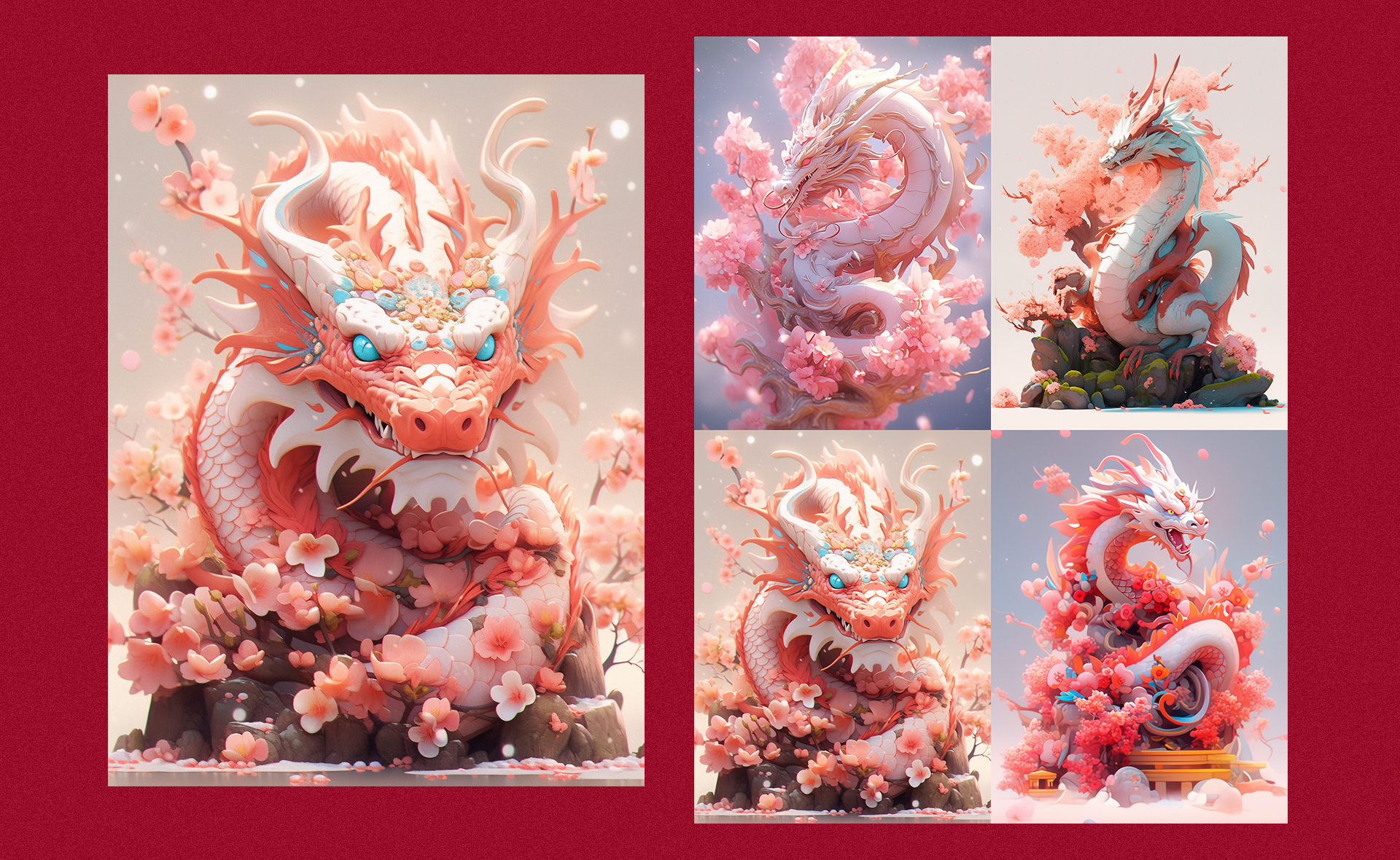 微信龙年红包封面设计！如何用Midjourney轻松搞定，案例来了