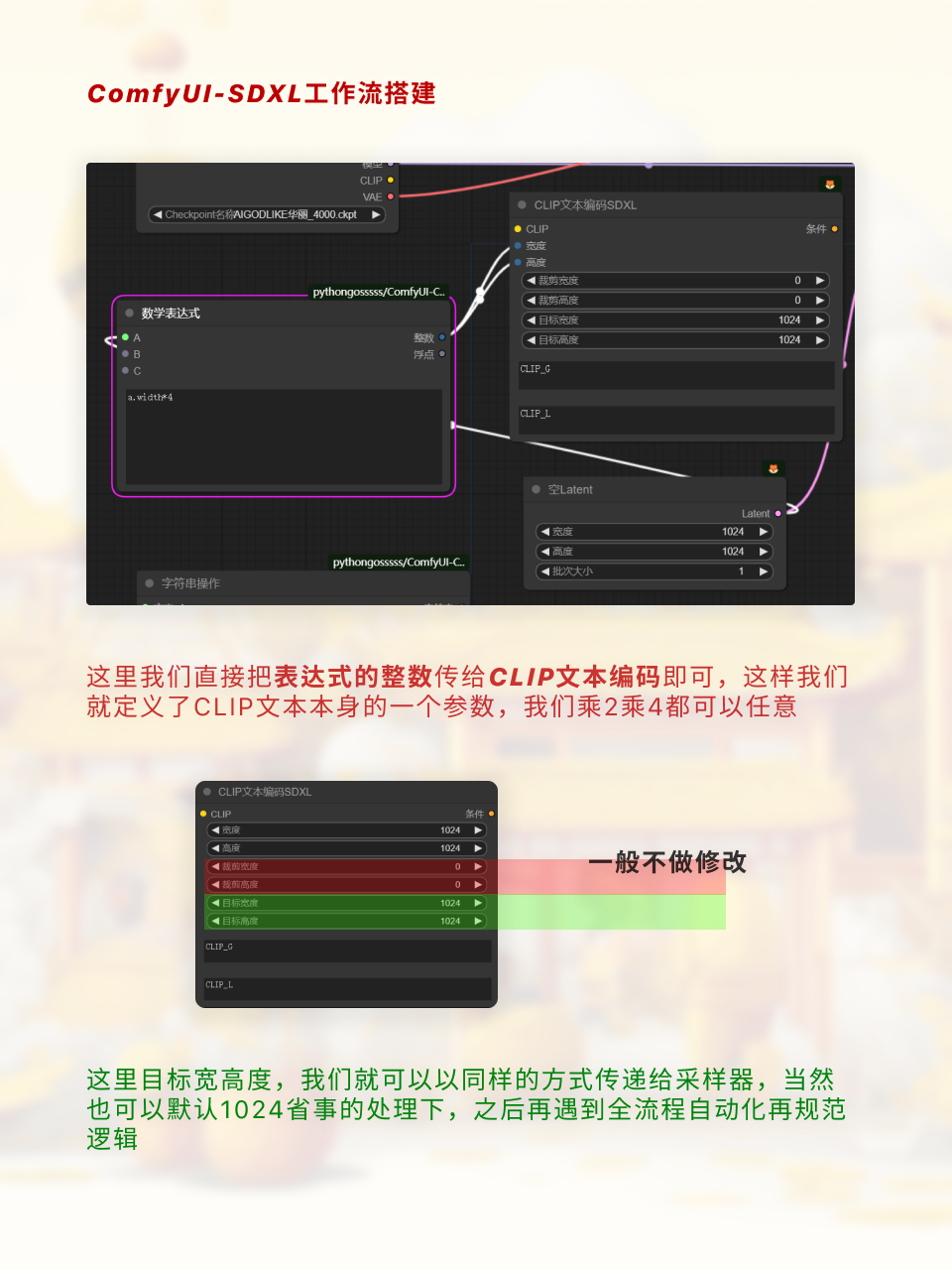 ComfyUI超实用SDXL工作流手把手搭建（图ZMTQ2OTcxMTI=） - 教程 - 站酷设计师枯卜原创素材 - 站酷ZCOOL