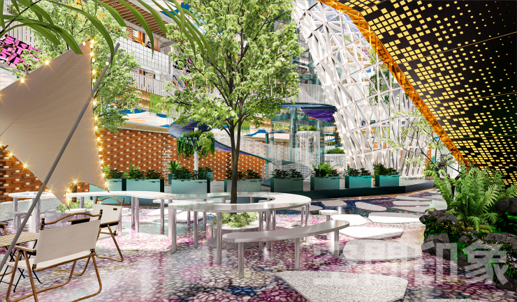 在商场沉浸式体验“公园20分钟效应”（图ZMTQ3OTcxMzI=） - 资讯 - 站酷设计师空间印象商业设计原创素材 - 站酷ZCOOL
