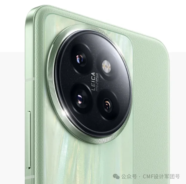 CMF|小米推出Civi 4 Pro手机,双色双肌理拼接后盖设计,工艺探讨