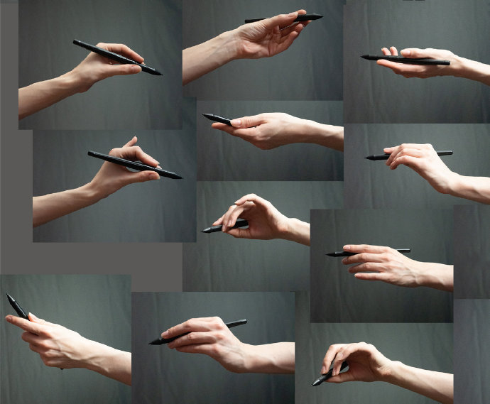 cg绘画丨板绘教程丨原画教程丨手的参考