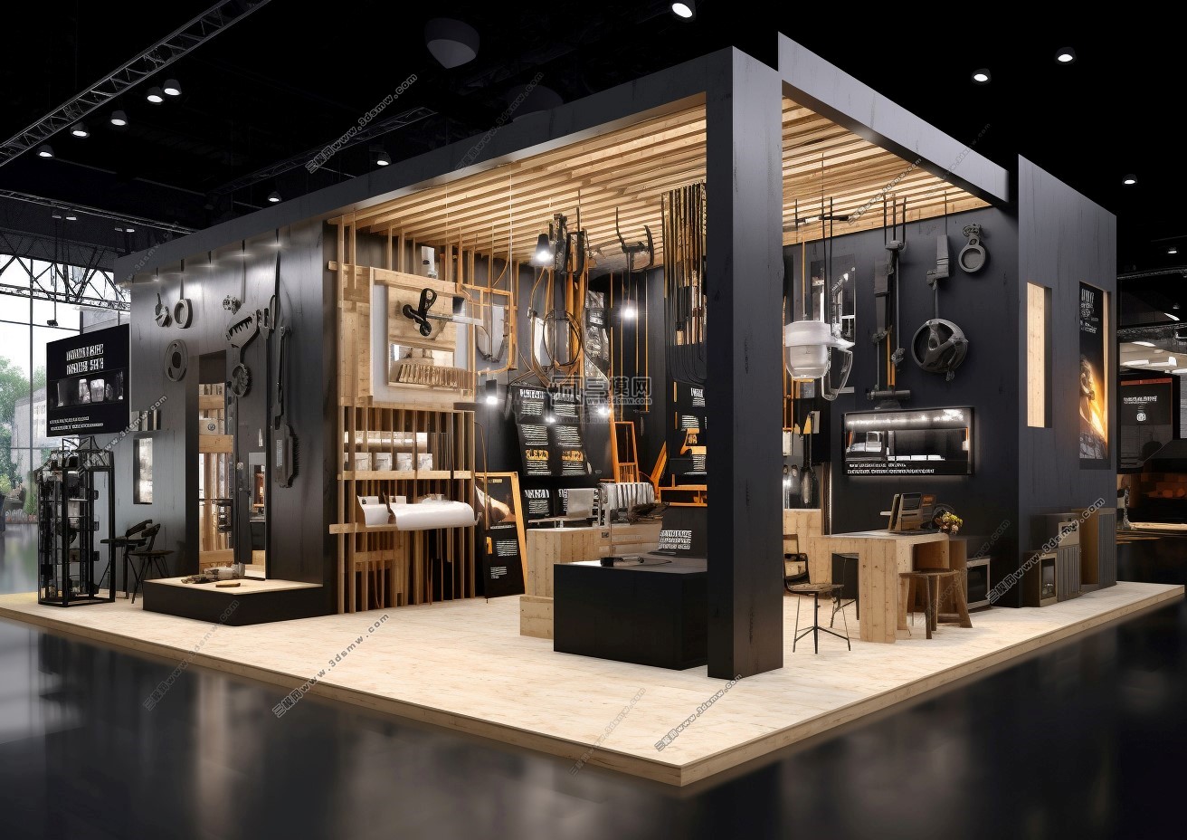 AI展台，AI展台设计，展览设计，展台设计，（图ZMTQ2MzgyNzY=） - 书籍 - 站酷设计师三模网展台照片网原创素材 - 站酷ZCOOL