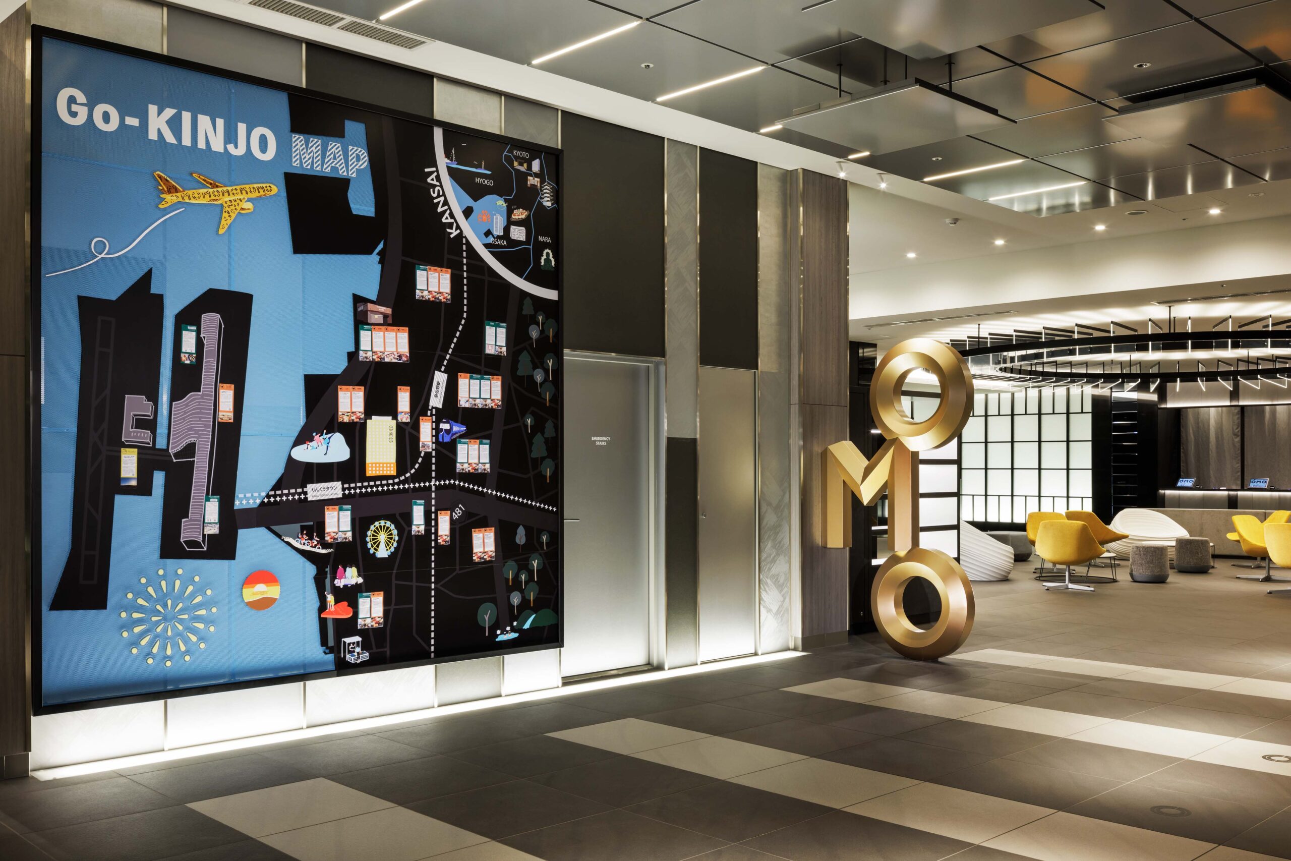 导视系统设计 OMO关西机场酒店