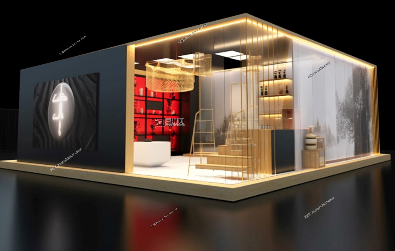 AI展台，AI展台设计，展览设计，展台设计，（图ZMTQ2ODg0NDQ=） - 教程 - 站酷设计师三模网展台照片网原创素材 - 站酷ZCOOL