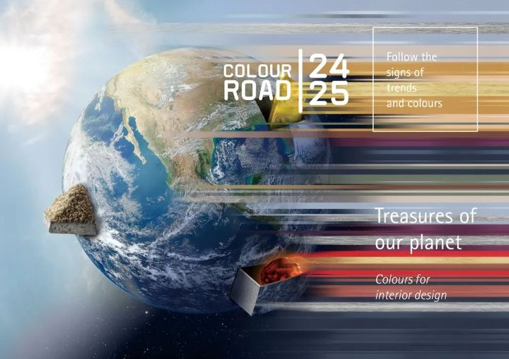《色彩之旅2425》全球色彩流行趋势发布，3大趋势故事+12个流行色