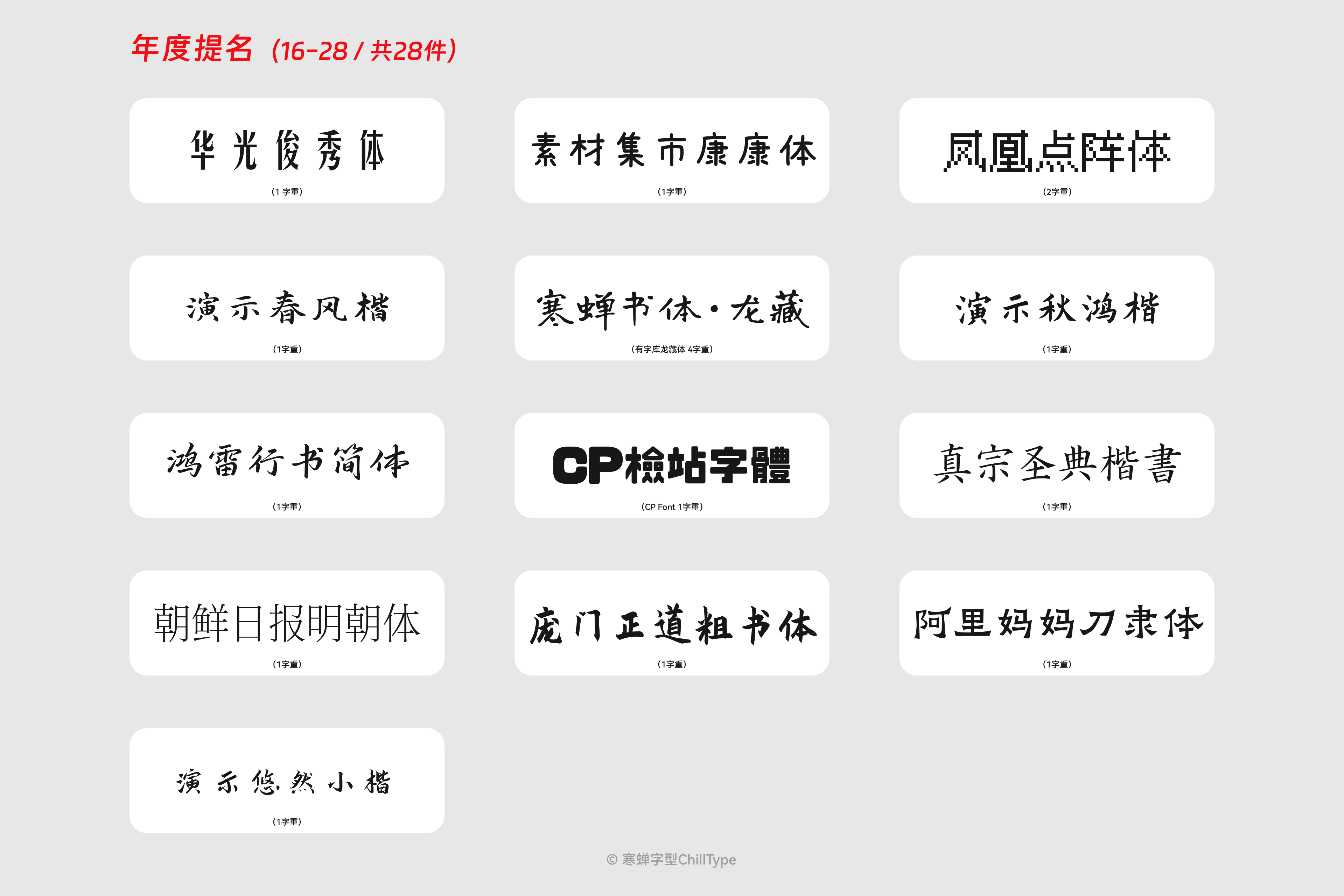 免费商用中文字体报告（2024版）（图ZMTQ2MjY3ODQ=） - 观点 - 站酷设计师萧熠Siue原创素材 - 站酷ZCOOL