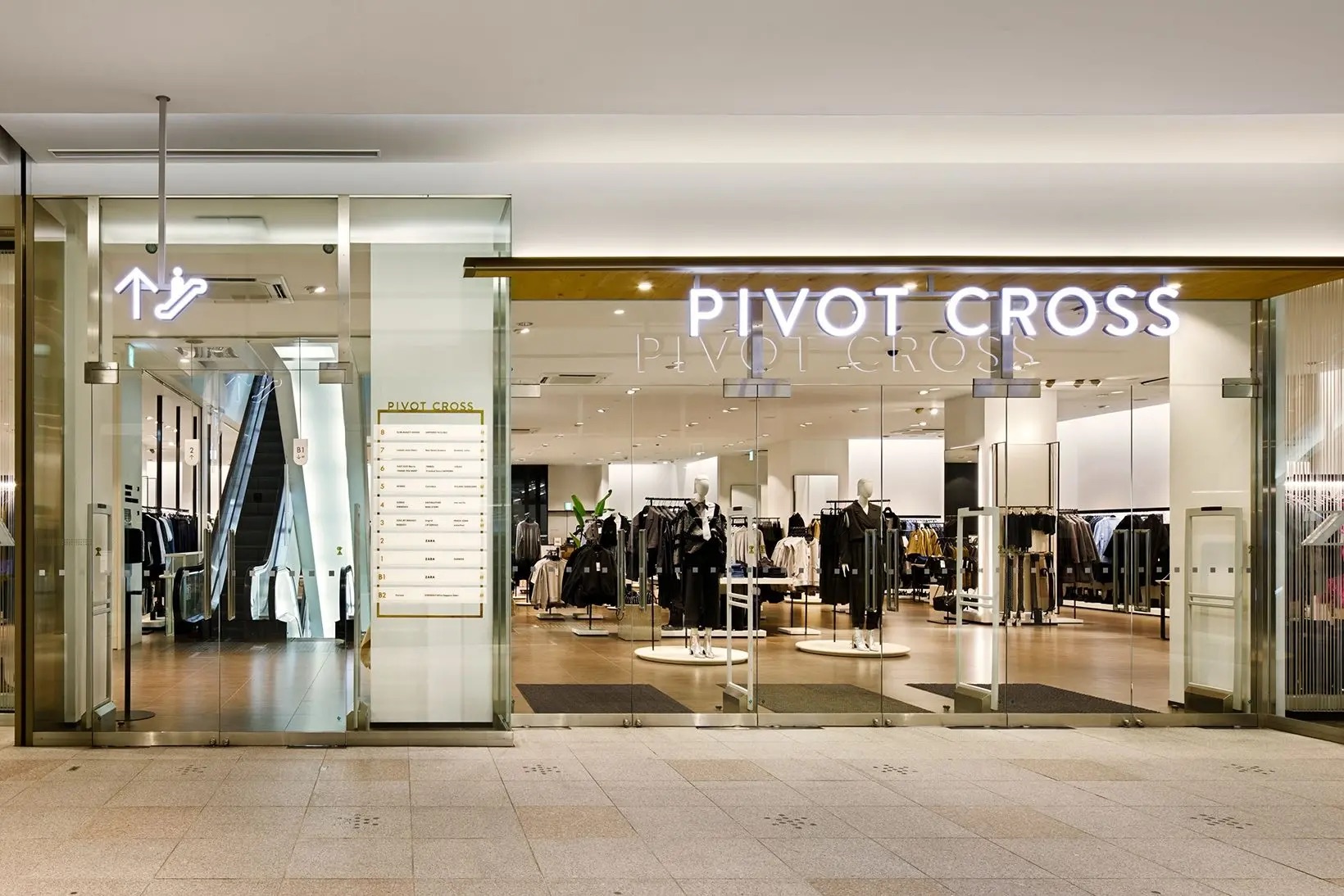 导视系统设计 PIVOT CROSS商场（图ZMTQ3OTI2MzI=） - 资讯 - 站酷设计师导视标视学院APP原创素材 - 站酷ZCOOL