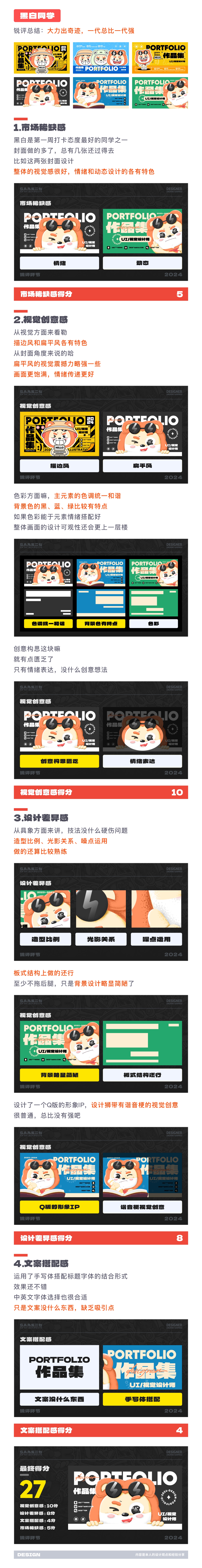 站酷高手坐堂 | SA创意作品集封面作业点评 01期