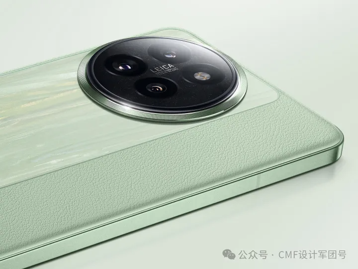 CMF|小米推出Civi 4 Pro手机,双色双肌理拼接后盖设计,工艺探讨