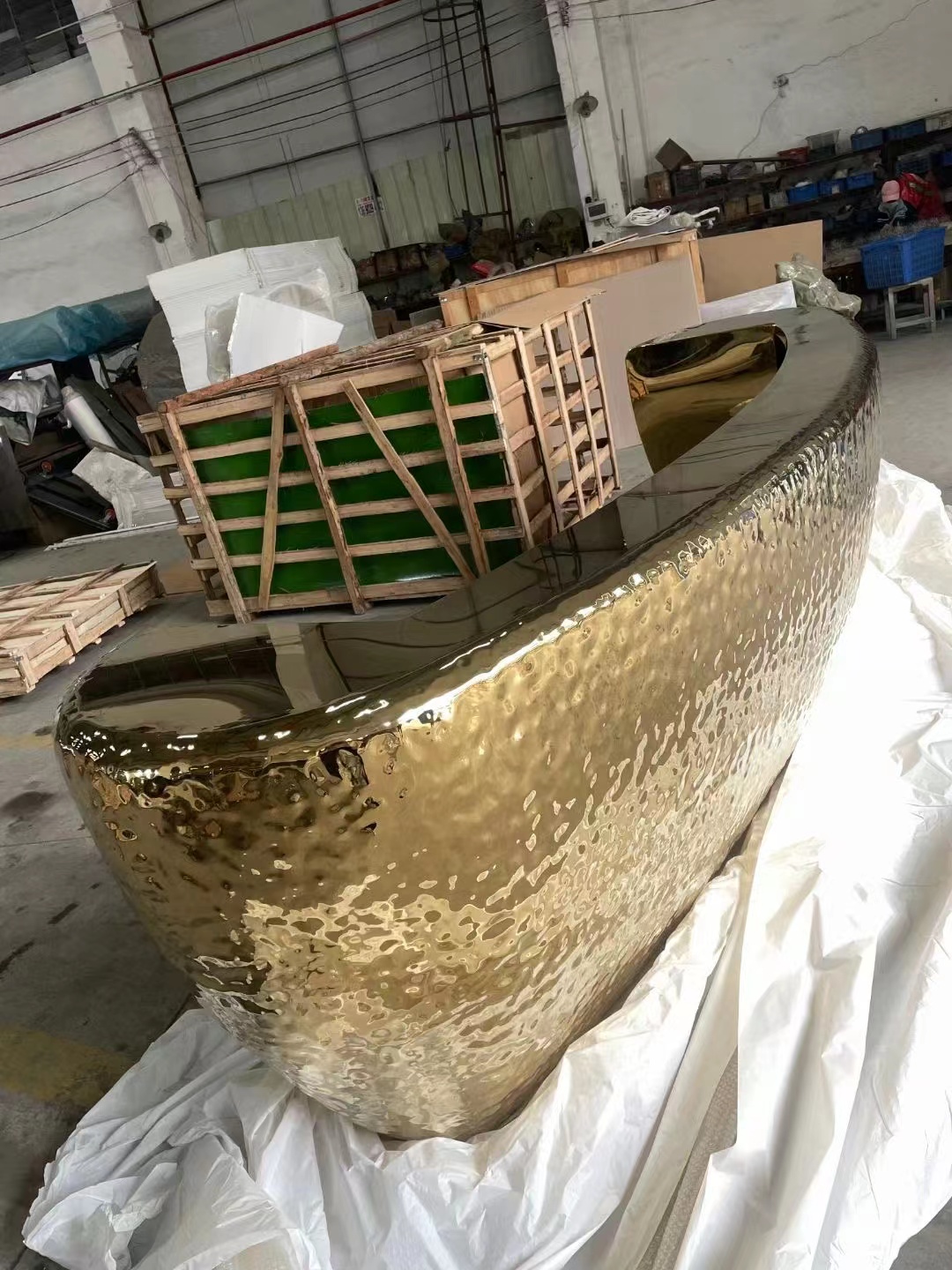 水波纹不锈钢吧台台面定制 高端KTV酒吧异形曲面吧台颜值高耐看