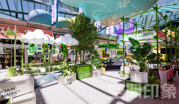 在商场沉浸式体验“公园20分钟效应”（图ZMTQ3OTcxNTI=） - 资讯 - 站酷设计师空间印象商业设计原创素材 - 站酷ZCOOL