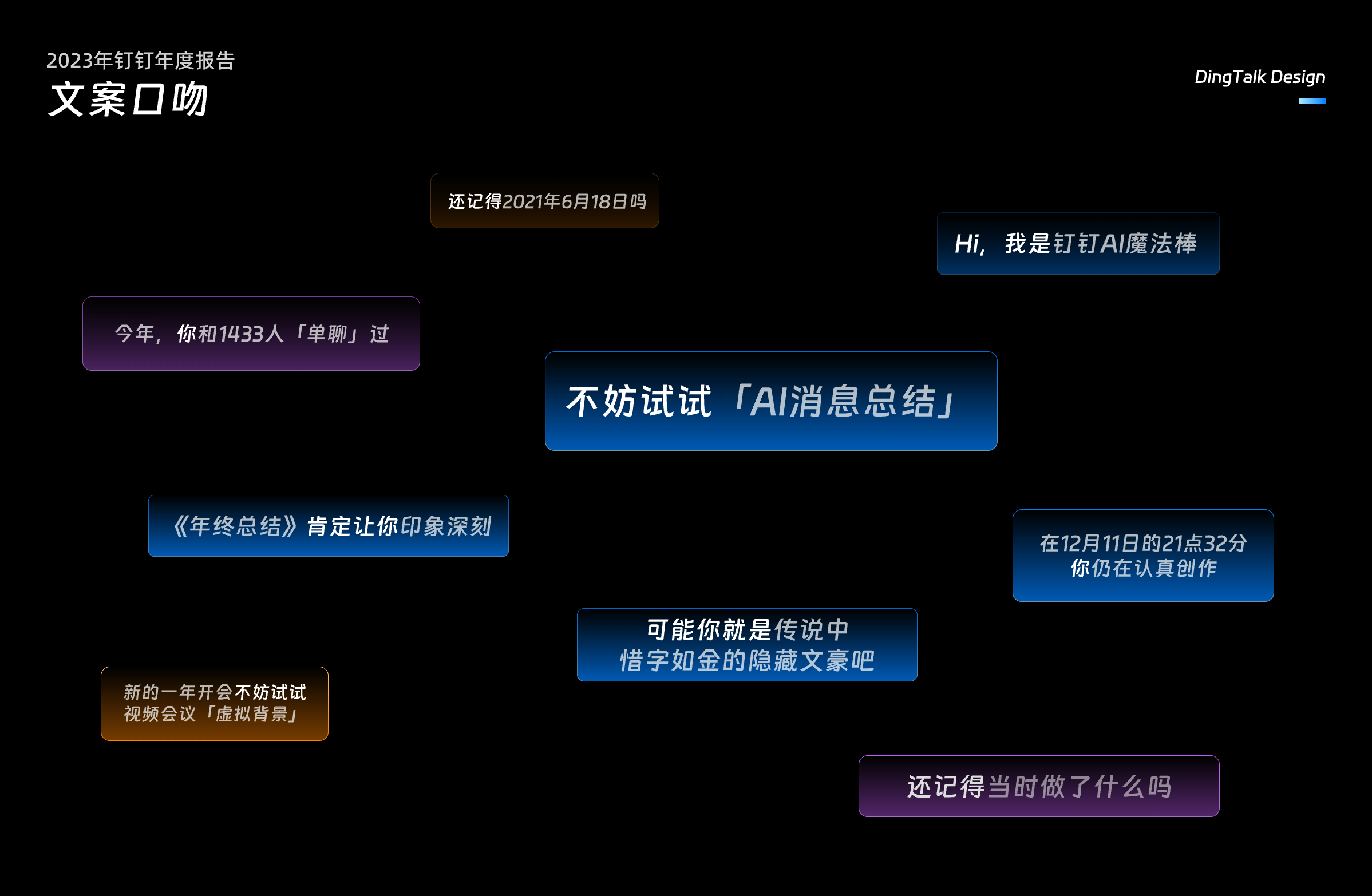 与你同行丨钉钉2023年度报告（图ZMTQ2NDMwNjg=） - 教程 - 站酷设计师钉钉设计原创素材 - 站酷ZCOOL