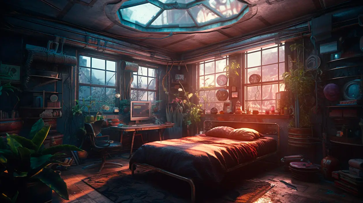 探索AI创作！6幅末日堡垒AI画作（附提示词）