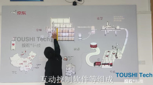 南京投石情景式互动投影：魔法墙面，触摸未来