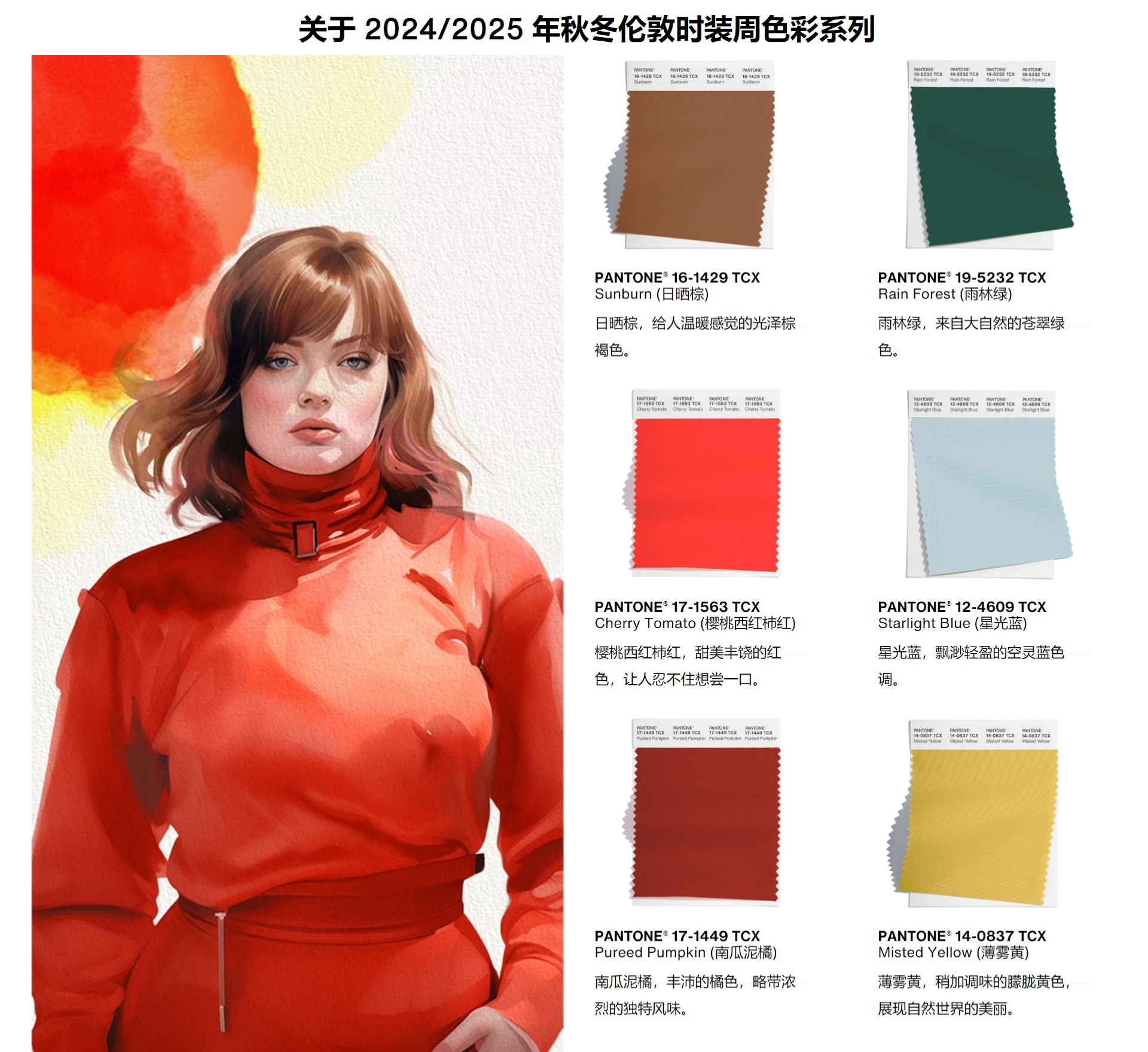 彩通®时装流行色趋势报告：2024/2025 年秋冬伦敦时装周（图ZMTQ3NjU3ODQ=） - 资讯 - 站酷设计师Pantone彩通原创素材 - 站酷ZCOOL