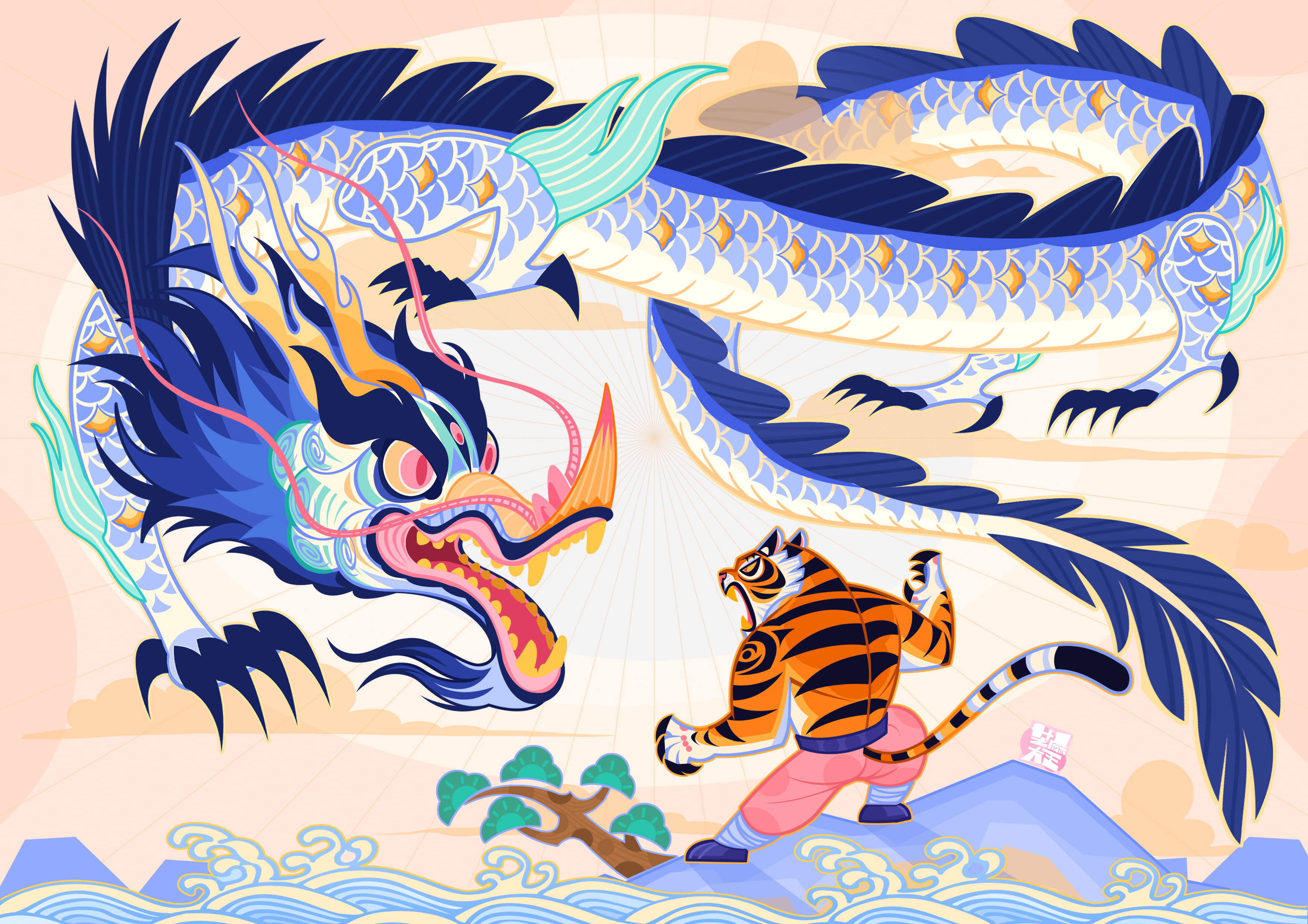 芝麻大王：燃烧虎的卡路里（图ZMTQ2Njc3MzY=） - 观点 - 站酷设计师站酷专访原创素材 - 站酷ZCOOL