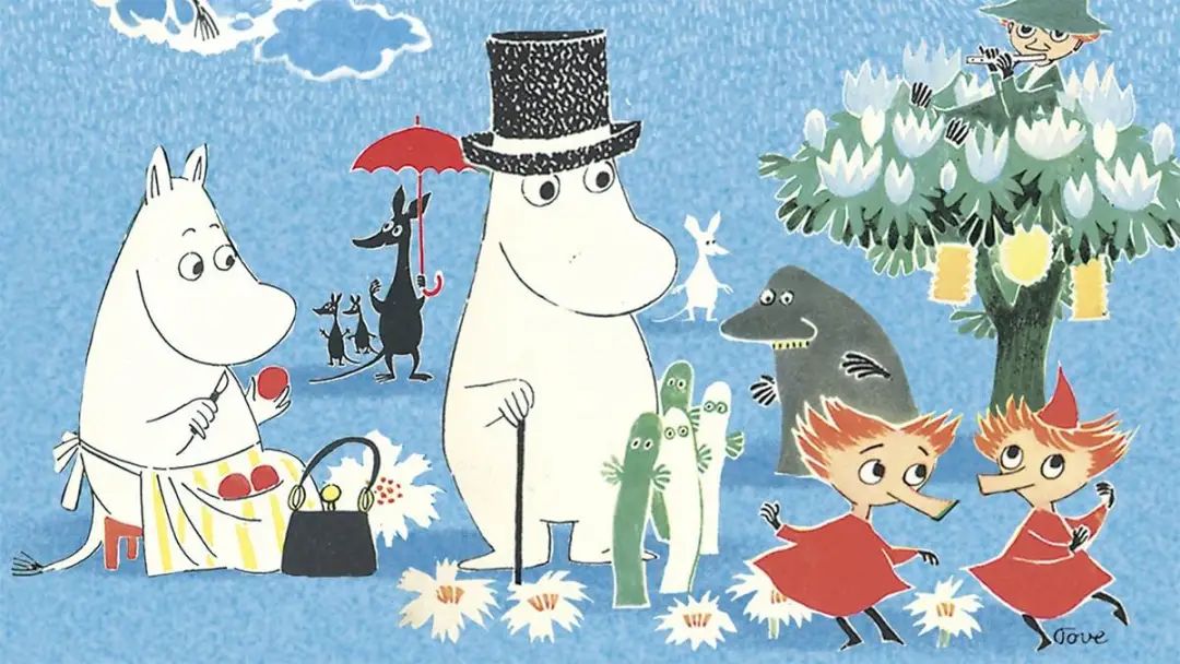 芬兰作家图苇·杨松(tove jansson) 创作的姆明(moomin)系列