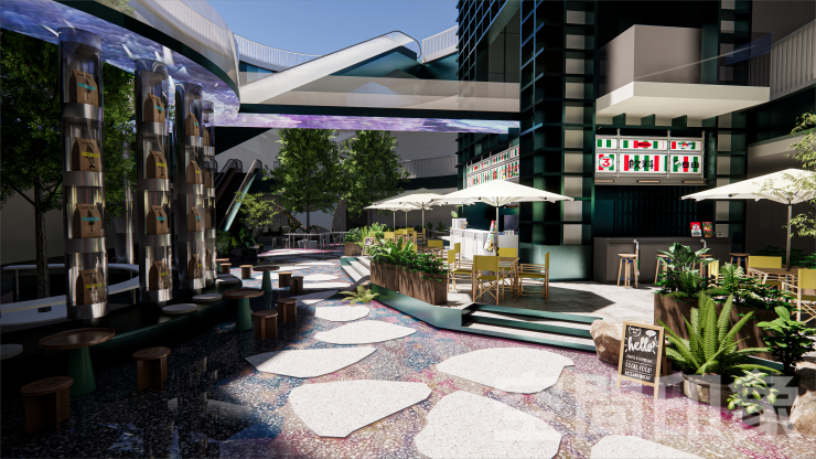 在商场沉浸式体验“公园20分钟效应”（图ZMTQ3OTcxNDA=） - 资讯 - 站酷设计师空间印象商业设计原创素材 - 站酷ZCOOL