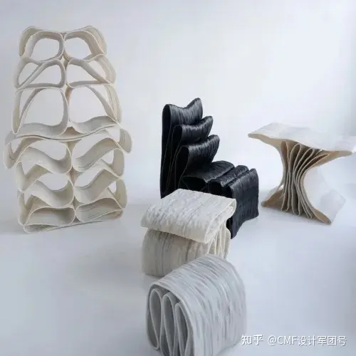 拥有艺术气息的家居CMF如何做？布艺|3D波纹|木纹|不锈钢等（图ZMTQ3NjUxNTY=） - 资讯 - 站酷设计师CMF设计军团原创素材 - 站酷ZCOOL