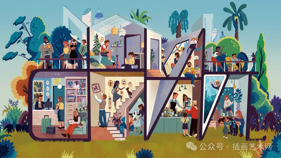 2023年《中国插画艺术年鉴》获奖作品选登（图ZMTQ3NjEzODA=） - 资讯 - 站酷设计师中国插画艺术年鉴原创素材 - 站酷ZCOOL