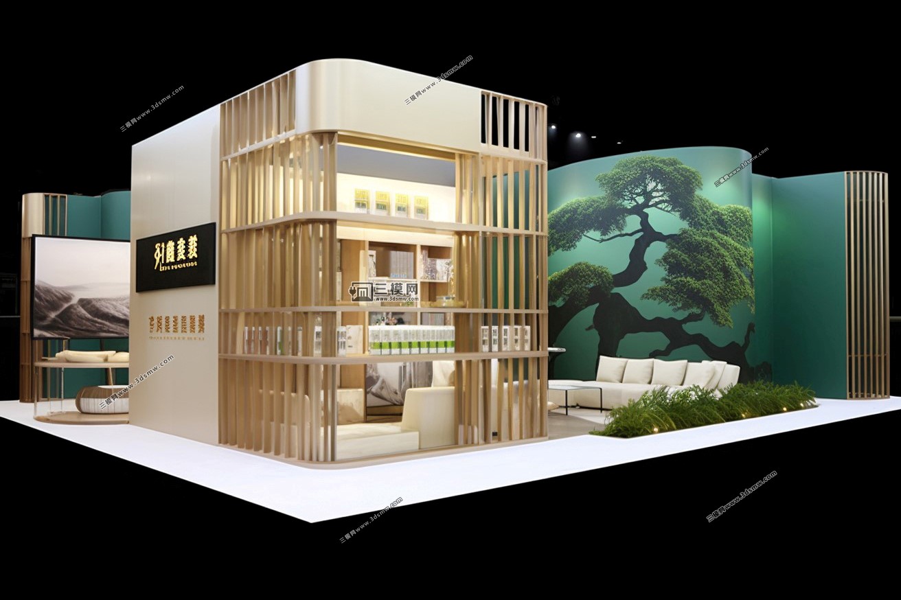AI展台，AI展台设计，展览设计，展台设计，（图ZMTQ2ODg0NzY=） - 教程 - 站酷设计师三模网展台照片网原创素材 - 站酷ZCOOL