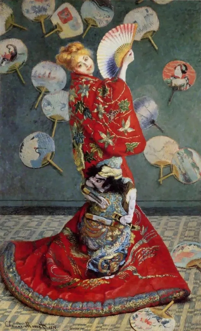 莫奈笔下的妻子，带美了后来的每个春天（图ZMTQ4MDY2Njg=） - 观点 - 站酷设计师贝妈客厅原创素材 - 站酷ZCOOL