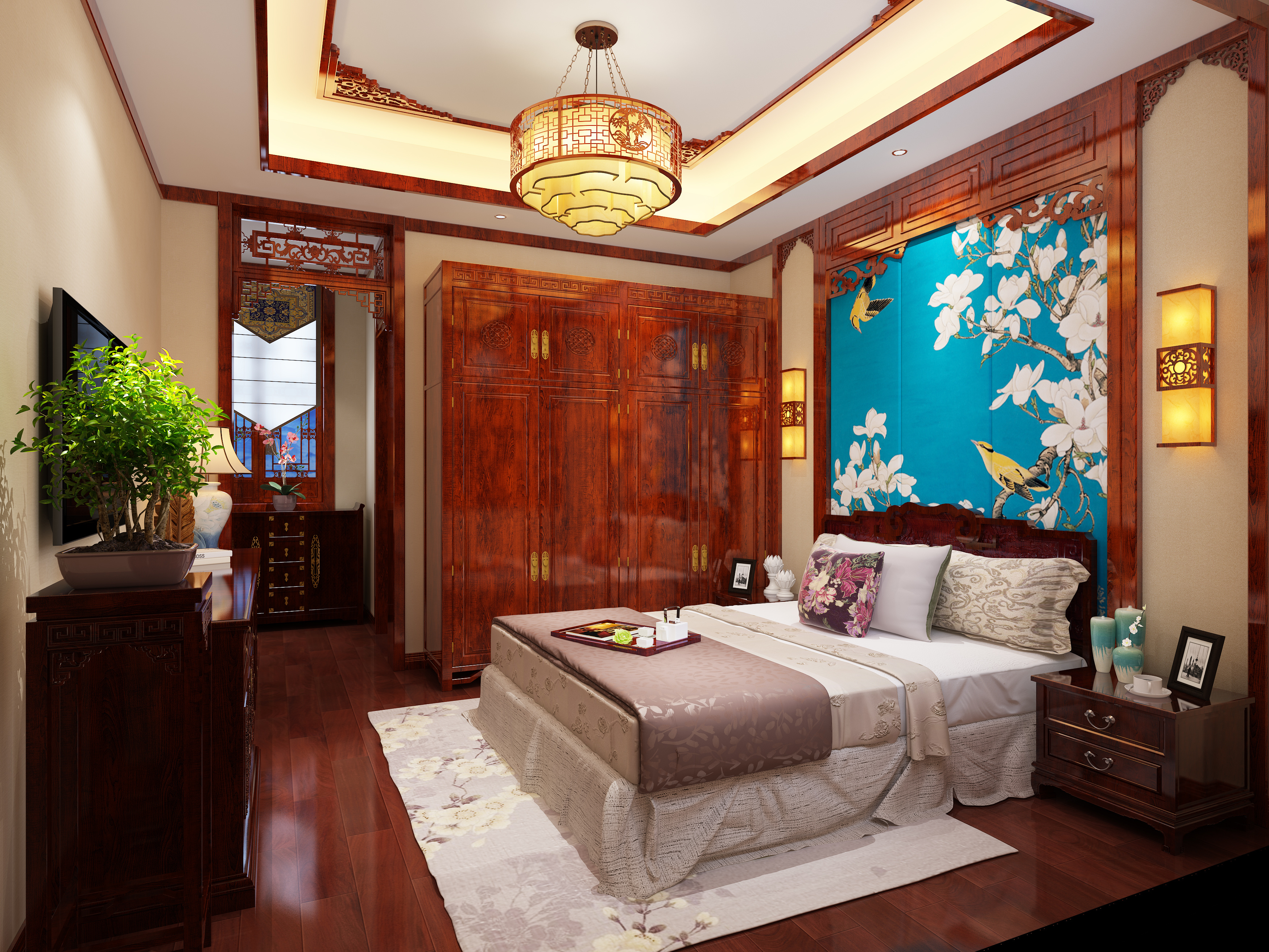 回过头来,才发觉其实中式红木整装才是适合国人的装修风格