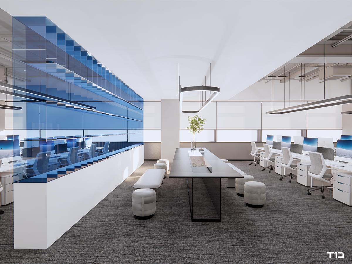 1800㎡科技风办公室装修设计,打造企业智慧空间 | 时象设计