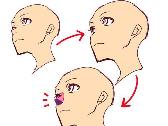 cg绘画丨板绘教程丨原画教程丨仰视脸部_cgwang王氏教育-站酷zcool