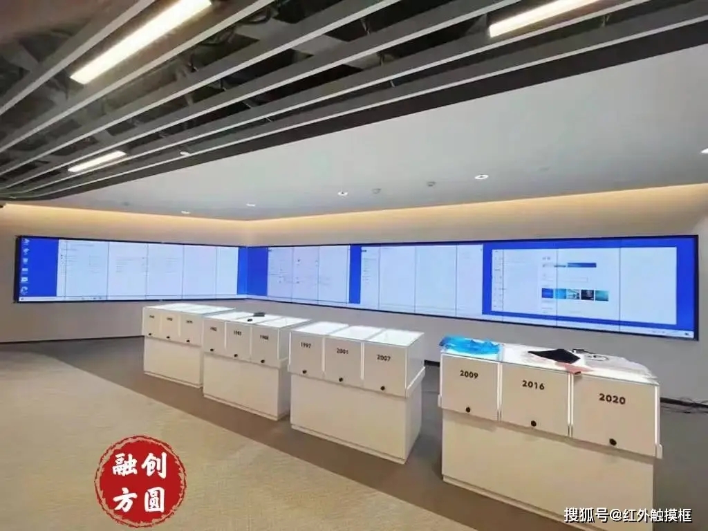 L型拼接屏+触摸框