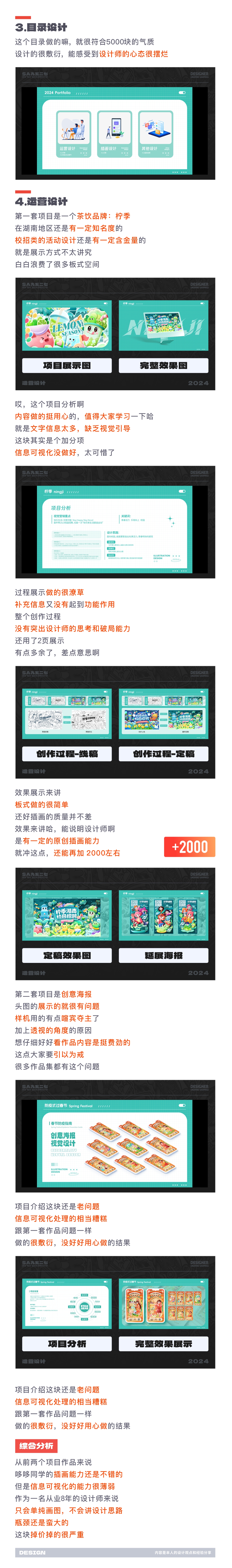 SA测评作品集: BUFF叠满长期待业、超低薪、轻社恐,8年平面/视觉设计作品集测评【06】