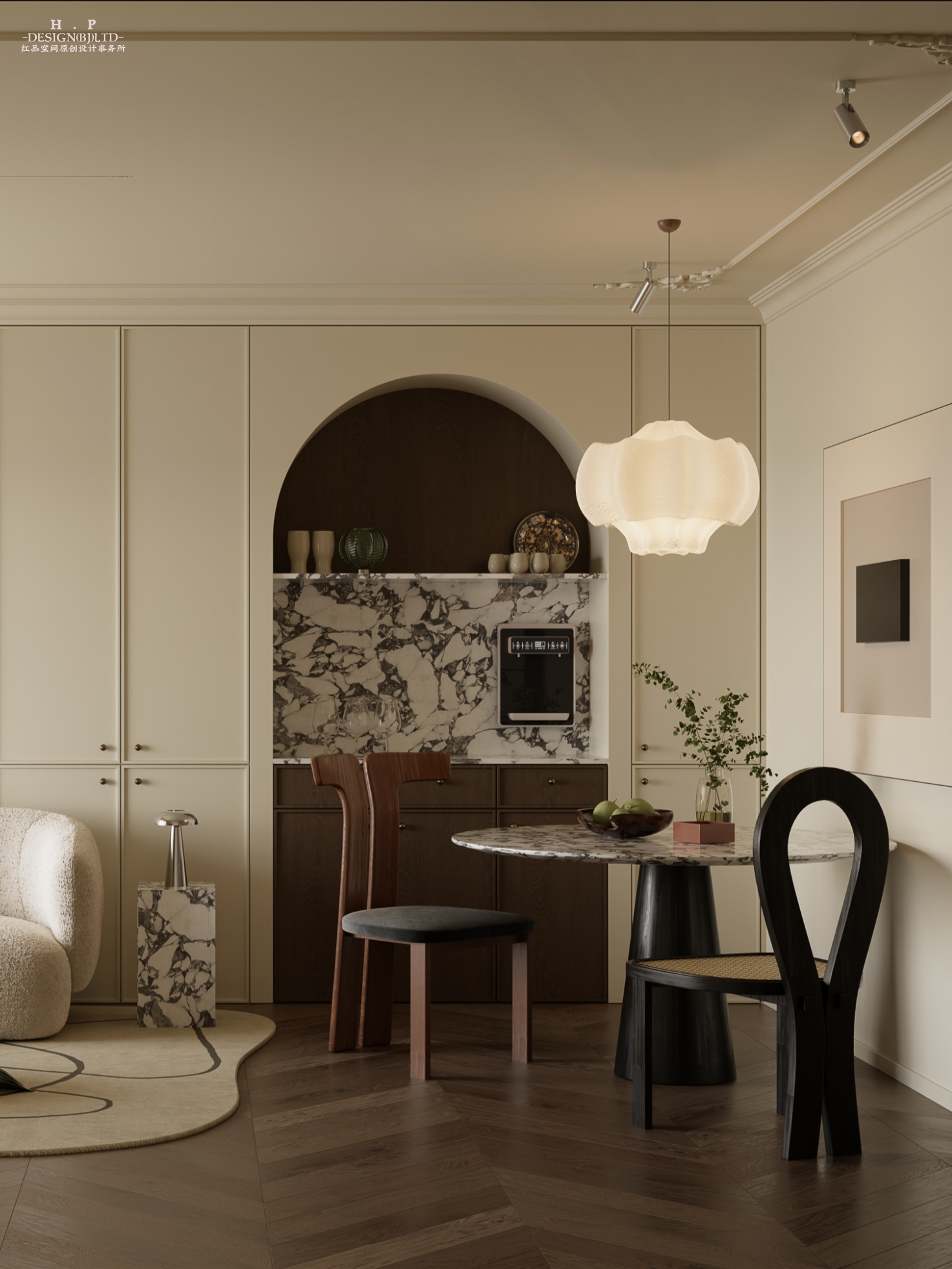 H·原创新作〡小家有大爱，85㎡优雅法式风（图ZMTQ2NTEyMDA=） - 观点 - 站酷设计师北京知未设计原创素材 - 站酷ZCOOL