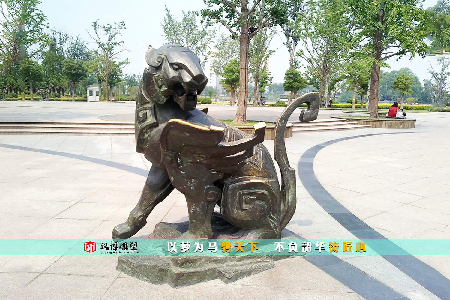 生肖虎雕像,传统工艺雕塑,园林雕像