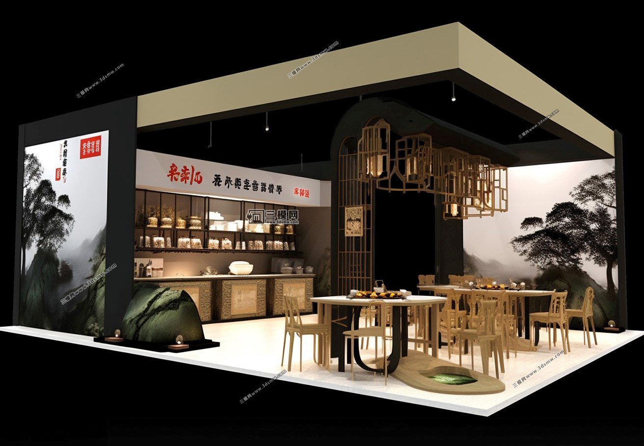 AI展台，AI展台设计，展览设计，展台设计，（图ZMTQ2ODg0MzY=） - 教程 - 站酷设计师三模网展台照片网原创素材 - 站酷ZCOOL