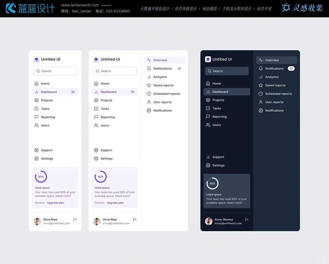 探索B端后台管理界面导航设计的精髓（图ZMTQ3NDc1MTI=） - 资讯 - 站酷设计师蓝蓝设计兰亭妙微原创素材 - 站酷ZCOOL