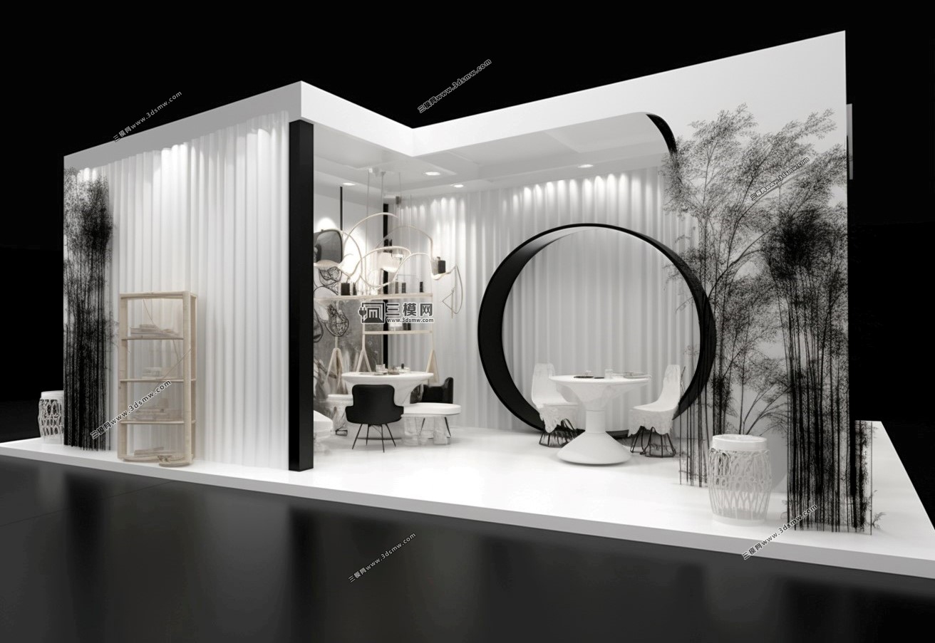 AI展台，AI展台设计，展览设计，展台设计，（图ZMTQ2ODg0NTI=） - 教程 - 站酷设计师三模网展台照片网原创素材 - 站酷ZCOOL