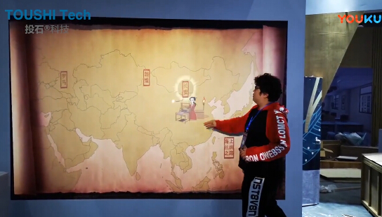 南京投石情景式互动投影：魔法墙面，触摸未来