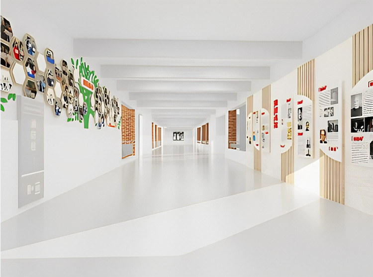 河南學校紅色文化連廊設(shè)計建設(shè)（圖ZMTQ3NDM1NzY=） - 資訊 - 站酷設(shè)計師永仲文化原創(chuàng)素材 - 站酷ZCOOL