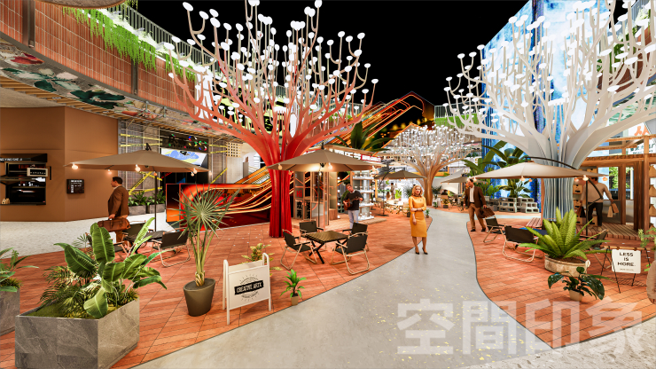 在商场沉浸式体验“公园20分钟效应”（图ZMTQ3OTcwOTY=） - 资讯 - 站酷设计师空间印象商业设计原创素材 - 站酷ZCOOL