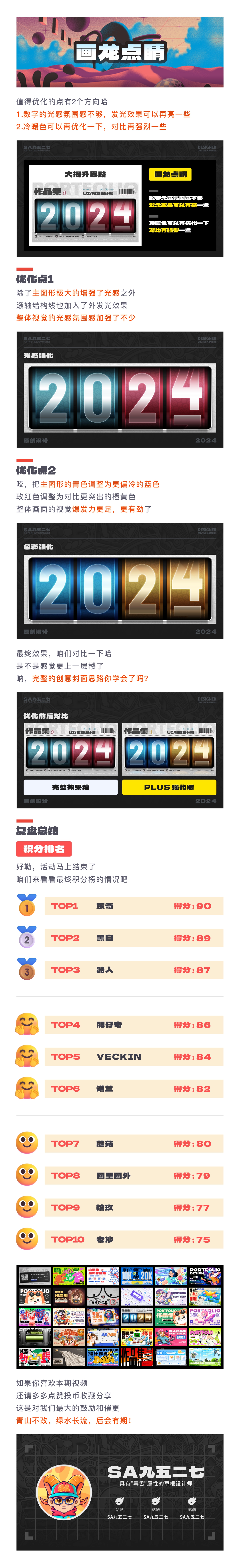 站酷高手坐堂 | SA创意作品集封面作业点评 03期（图ZMTQ4MTA1NzY=） - 教程 - 站酷设计师SA九五二七原创素材 - 站酷ZCOOL