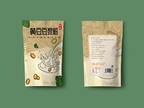 包装设计丨豆浆粉