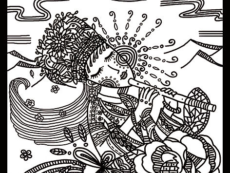 少数民族插画
