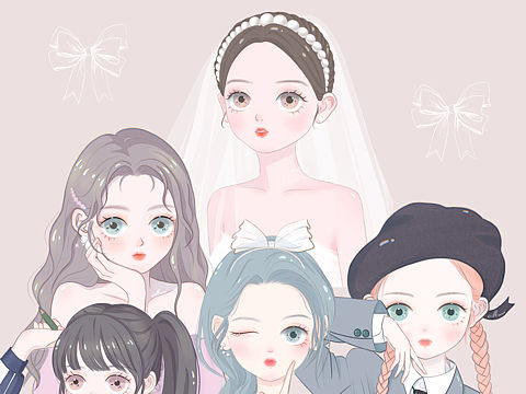 封面少女头像【九图】