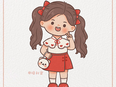 Q版｜人物｜简笔画