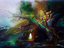 回到河岸-绘画教程