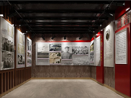 喻杰故居展览馆——设计效果图方案