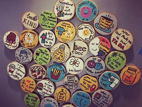 原创手绘冰箱贴