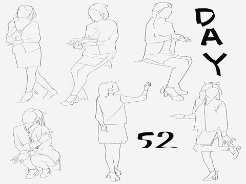 #速写60天挑战赛# day52@速写班长